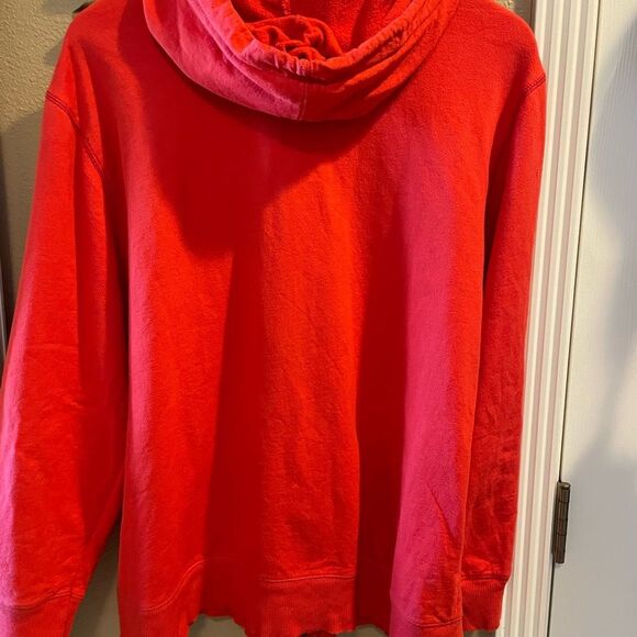 Old Navy Est 1994 Red Vintage Side Zip Up Hooded Sweatshirt XXL - Picture 10 of 12